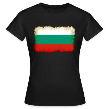 Bulgarien - Frauen T-Shirt - Schwarz - Vorne - AI Model Female 172 dark (172cm)