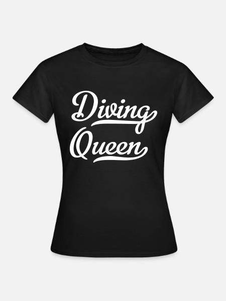 Tauchen - Frauen T-Shirt - Schwarz