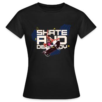 Skate And Destroy - Women's T-Shirt - black - Front - AI Model Female 172 dark (172cm)