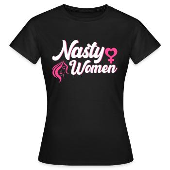 Women's rights Empowerment Feminist - Women's T-Shirt - black - Front - AI Model Female 172 dark (172cm)