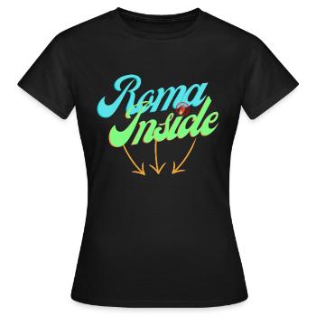 Rom Inside - Frauen T-Shirt - Schwarz - Vorne - AI Model Female 172 dark (172cm)