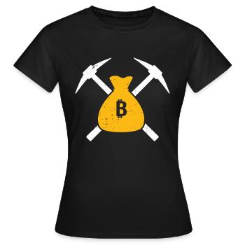Mining - Women's T-Shirt - black - Front - AI Model Female 172 dark (172cm)