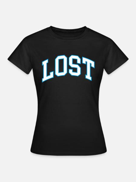 lost - Frauen T-Shirt - Schwarz