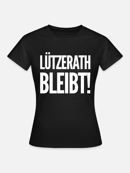 Lützerath bleibt - Frauen T-Shirt - Schwarz