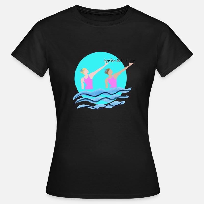 Lovely Synch Duet - Women's T-Shirt - black