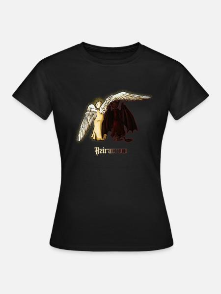 Aziracrow - Frauen T-Shirt - Schwarz