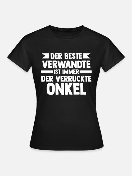 Patenonkel Onkel - Frauen T-Shirt - Schwarz