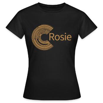 Pour Rosie - T-shirt Femme - noir - Devant - AI Model Female 172 dark (172cm)