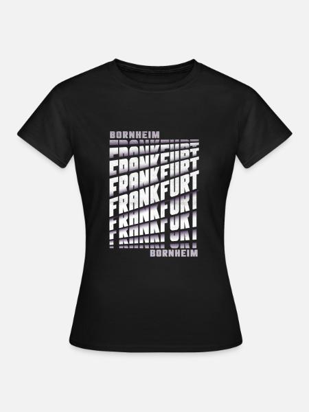 Frankfurt Bornheim - Frauen T-Shirt - Schwarz