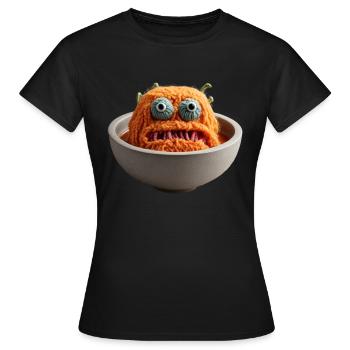Soupe de monstres - T-shirt Femme - noir - Devant - AI Model Female 172 dark (172cm)