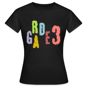back to school grade 3 third grade - Frauen T-Shirt - Schwarz - Vorne - AI Model Female 172 dark (172cm)
