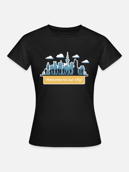TOURIST - Frauen T-Shirt - Schwarz
