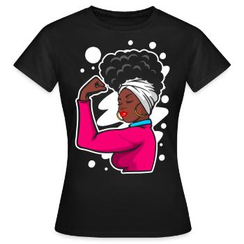SISTER - T-shirt Femme - noir - Devant - AI Model Female 172 dark (172cm)