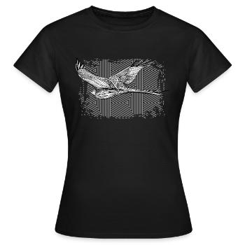 Bird - Women's T-Shirt - black - Front - AI Model Female 172 dark (172cm)