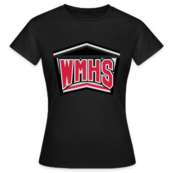 WMHS 2 - T-shirt Femme - noir - Devant - AI Model Female 172 dark (172cm)