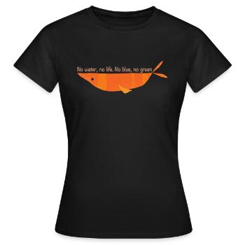 océan - T-shirt Femme - noir - Devant - AI Model Female 172 dark (172cm)