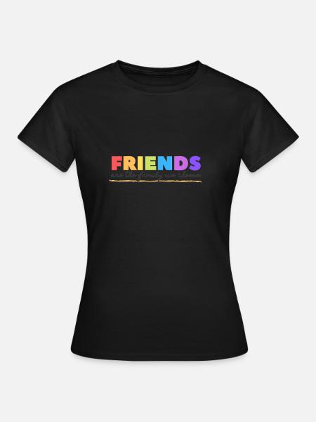Freunde - Frauen T-Shirt - Schwarz