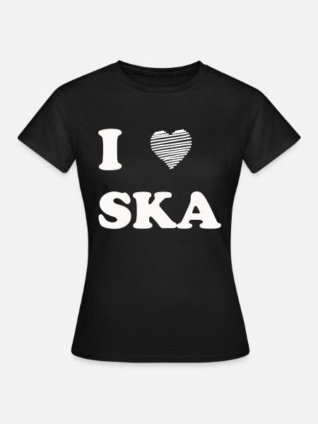 Ska t-shirt gift gift idea music ragga - Women's T-Shirt - black