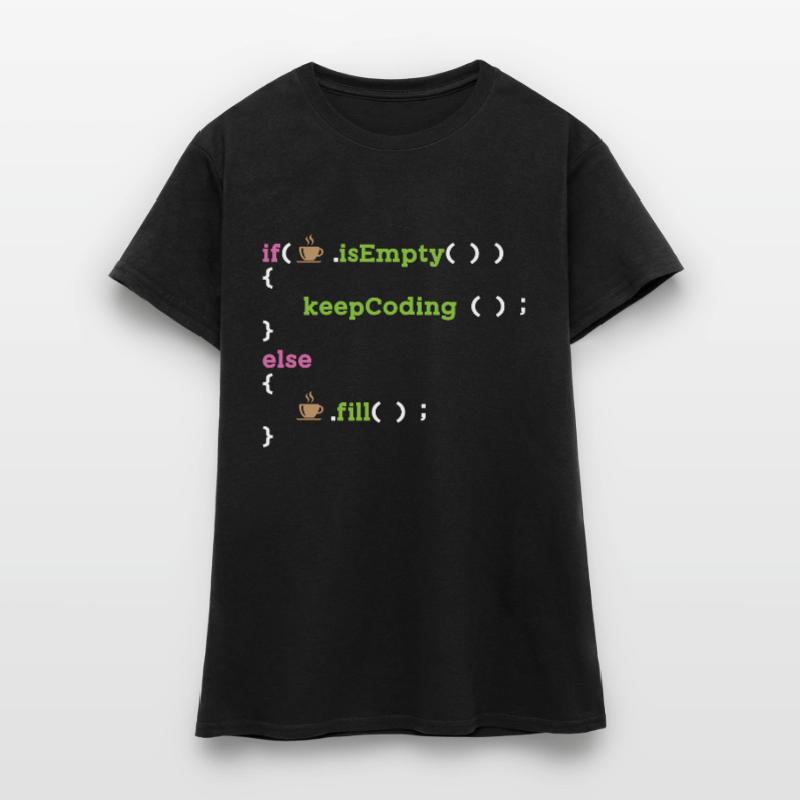 Codeur Programmeur Logiciel Codage Nerd T-shirt Femme