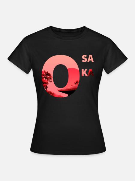Osaka - Frauen T-Shirt - Schwarz