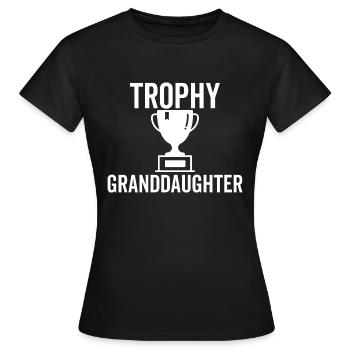 Trophy Granddaughter - Women's T-Shirt - black - Front - AI Model Female 172 dark (172cm)