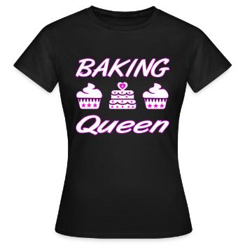 Cuire - T-shirt Femme - noir - Devant - AI Model Female 172 dark (172cm)