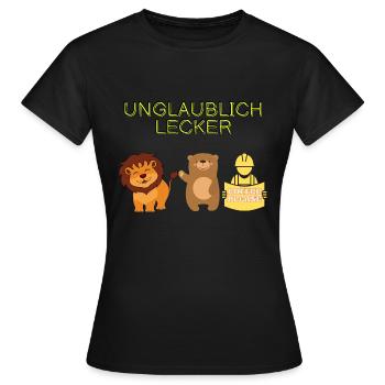 Intelligent - Frauen T-Shirt - Schwarz - Vorne - AI Model Female 172 dark (172cm)