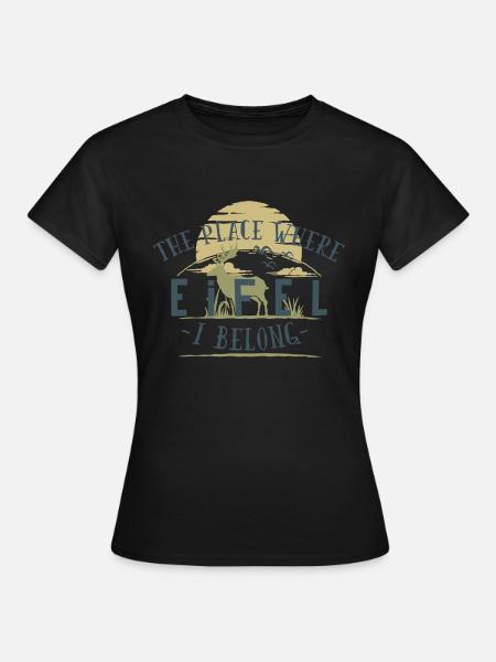 EiFEL The place - Frauen T-Shirt - Schwarz