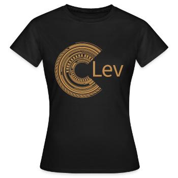 Pour Lev - T-shirt Femme - noir - Devant - AI Model Female 172 dark (172cm)