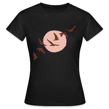 The Awakening - Women's T-Shirt - black - Front - AI Model Female 172 dark (172cm)