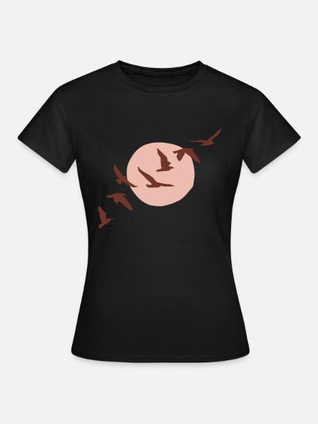 Der Aufbruch - Frauen T-Shirt - Schwarz