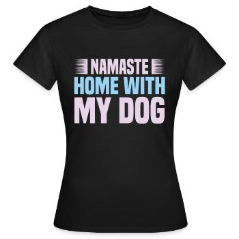 PawPrint Couture - Frauen T-Shirt - Schwarz - Vorne - AI Model Female 172 dark (172cm)