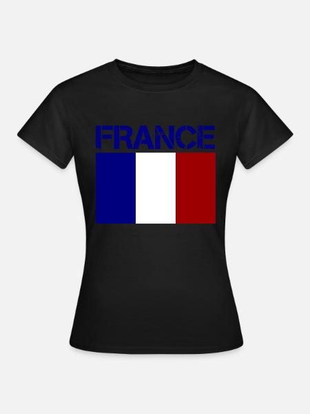 france - Frauen T-Shirt - Schwarz