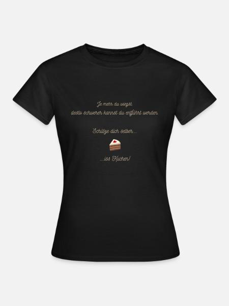 Cake Comedy - Frauen T-Shirt - Schwarz