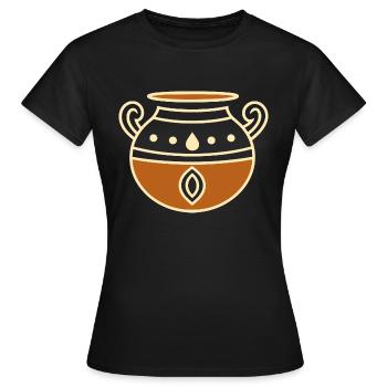 Pottery - Women's T-Shirt - black - Front - AI Model Female 172 dark (172cm)