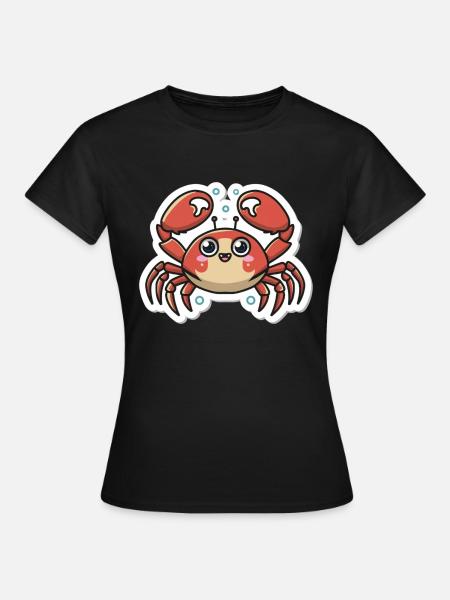 Krabbenliebhaber - Frauen T-Shirt - Schwarz