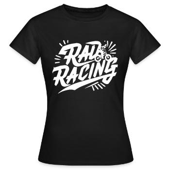 Rad Racing - T-shirt Femme - noir - Devant - AI Model Female 172 dark (172cm)