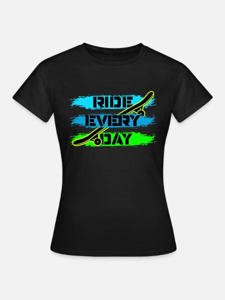 Skate - Frauen T-Shirt - Schwarz