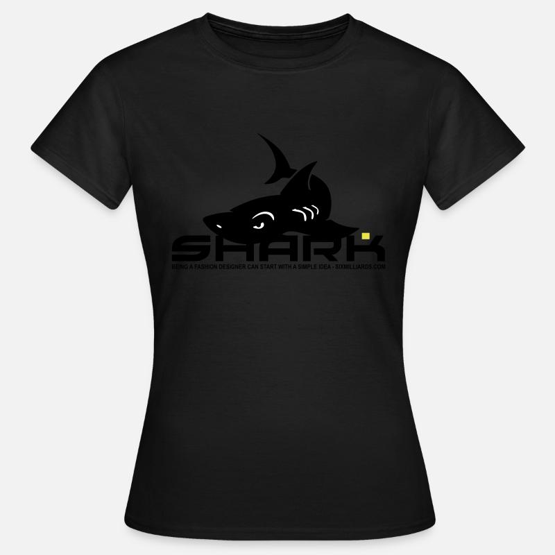 shark-sixmilliards.com - Women's T-Shirt - black