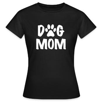 Chien maman - T-shirt Femme - noir - Devant - AI Model Female 172 dark (172cm)