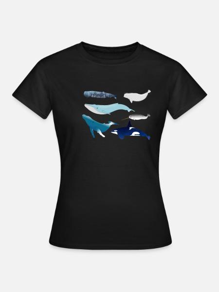 Wale - Frauen T-Shirt - Schwarz