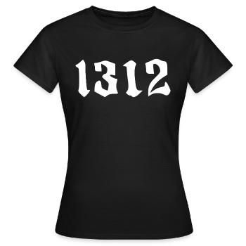 ACAB 1312 Cops - Frauen T-Shirt - Schwarz - Vorne - AI Model Female 172 dark (172cm)