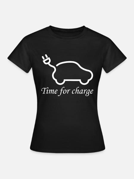 Electric Car E-mobility Hybrid - Frauen T-Shirt - Schwarz