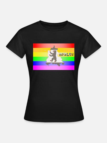 CSD Berlin Gay Pride - Frauen T-Shirt - Schwarz