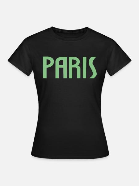 Paris - Frauen T-Shirt - Schwarz