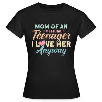 Ma fille Famille LVL déverrouillée - T-shirt Femme - noir - Devant - AI Model Female 172 dark (172cm)