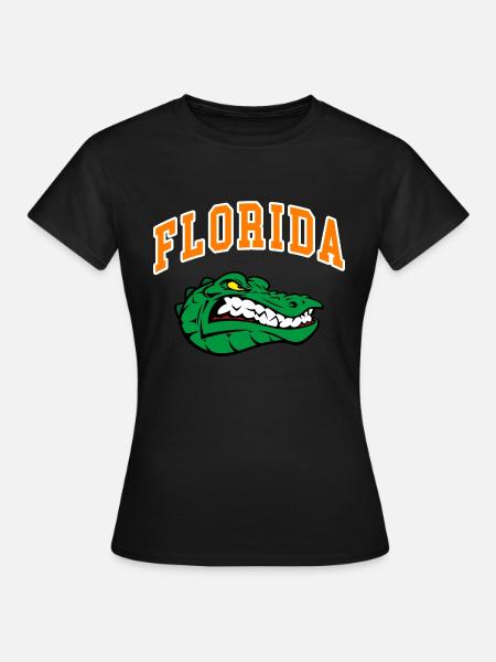 alligator de Floride - T-shirt Femme - noir