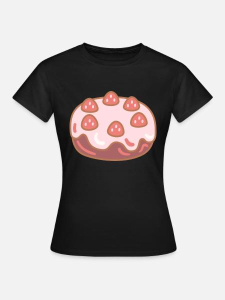 Einfach Kuchen - Frauen T-Shirt - Schwarz