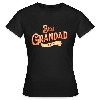 GRANDAD - Women's T-Shirt - black - Front - AI Model Female 172 dark (172cm)