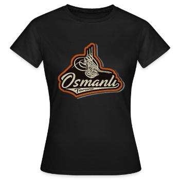 Osmanlı - T-shirt Femme - noir - Devant - AI Model Female 172 dark (172cm)